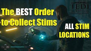 The Only Stim Upgrade Guide You Need - All Stim Canister Locations | Star Wars Jedi Survivor