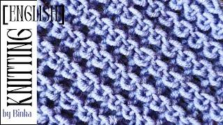 [English] Original rib stitch. Knitting pattern.