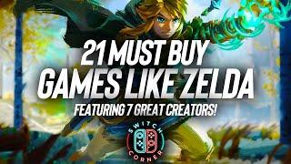 21 MUST BUY Switch Zelda Like Games Feat. 7 Great Nintendo YouTubers