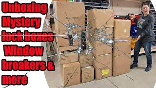 Unboxing Mystery lock boxes and Window breakers! Check it out!