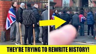 CAUGHT ON CAMERA: *FAKE* ‘Far-Right’ Mob STAGED Outside British Mosque!