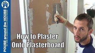 How to plaster a plasterboard wall, beginners guide. Plastering made easy for the DIY enthusiast!