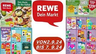 REWE Prospekt Werbung/Aktionen Rabatte Gültig von 2.9.24 bis 7.9.24@Werbungde