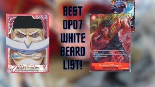 Best OP07 Edward Newgate/ White Beard Deck Profile One Piece TCG Edward Newgate Never Dies !