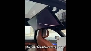 playing PS5 on 8k screen in 2023 7 series 