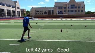 Danny Laudet | College Prospect | Top Tier Kicking Camp 06-01-13