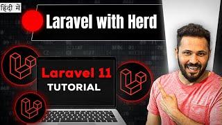 Laravel 11 tutorial in hindi # install laravel with herd #laravel11