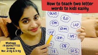 Risha Mam Live Class on two letter sight words, CVC words in Phonics & Story telling