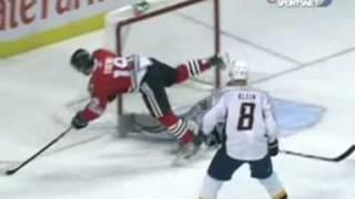 Jonathan Toews Spectacular Goal vs Predators 12/4/2009