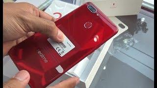 Unboxing Oppo Realme 2 Diamond Red color