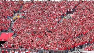 WISCONSIN JUMP AROUND in student section at Camp Randall, Madison