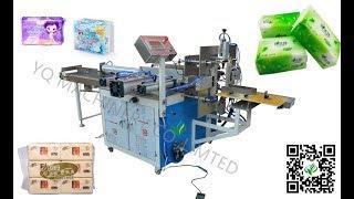 Wet Wipe Paper Facial Tissue Packing Machine Factory Price Semi automatic plastic pouch Wrapper