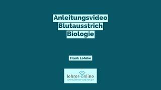 Blutausstrich Anleitungsvideo | Biologie