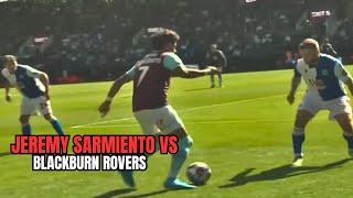 Así Fué el Debut de Jeremy Sarmiento con Burnley vs Blackburn Rovers