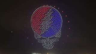 Dead & Company Steal Your Face Drone Show at Oracle Park, San Francisco, July 16, 2023