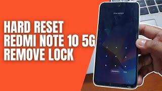 How to Hard Reset Redmi Note 5 5G Remove Pattern Pin Password Lock Screen