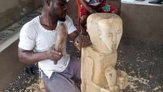 At the Amadioha Shrine. The strongest deity in Igbo Land