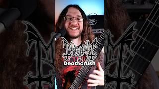Mayhem - Deathcrush #guitar #blackmetal