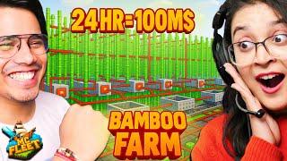 How I Earned 100 Million Dollar from BAMBOO FARM in MCFleet Server!