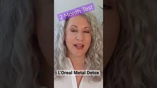 Better than purple shampoo for gray and Silver hair? L'Oreal Metal Detox