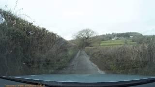 Audi A3 survives flood at Hennock in Devon