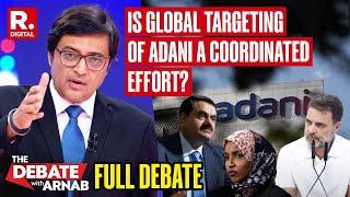 Debata z Arnabem: Adani celem wspólnego ataku w USA? Polityczny Slugfest w Indiach