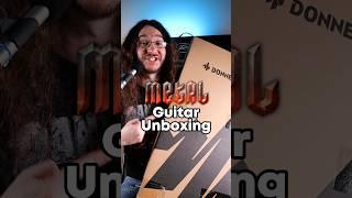 Donner DMT-100m Metal Guitar #metal #guitar #unboxing