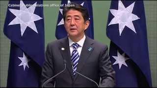 Prime Minister Abe's visit  to Australia: Remarks to the  Australian Parliament