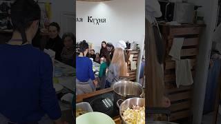 Мастер-класс для итальянцев в "Кремлëвской Кухне" #мастеркласс