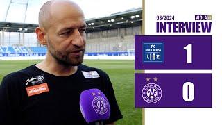 Trainer Stephan Helm zur Auftaktniederlage bei BW Linz (08/2024) #faklive #Veilchen #ViolaTV