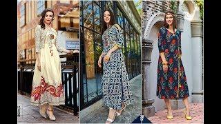 Cotton and Rayon Kurtis Summer 2018 Collection | New Kurti Designs | Silver Moon Ethnic Wear