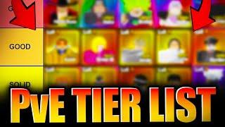 The Jujutsu Infinite PvE TIER LIST