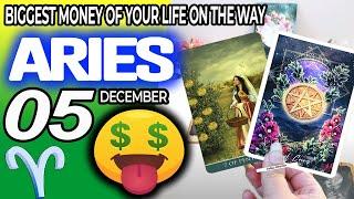 Aries ️BIGGEST MONEY OF YOUR LIFE ON THE WAY horoscope for today DECEMBER 5 2024 ️ #aries