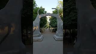 Запорожье ЛЮДИ ВЕЧЕР ПАРК ГАГАРИНА