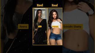 K.G.F: Chapter 2 Reel Vs Real Cast with Name #kgf #shorts #viral