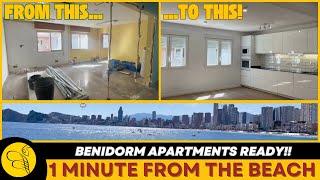 Apartments Poniente Beach Benidorm for Sale – Amazing Renovation Before and After