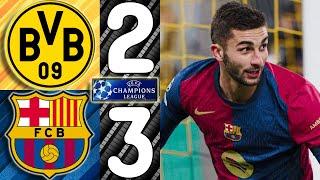  Borussia Dortmund vs. Barcelona [2-3] - Match Review (UEFA Champions League 2024/2025)