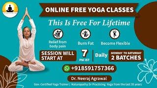 Online Free Yoga Classes - Tuesday