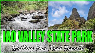 Iao Valley State Park Maui Hawaii Walking Tour Central Maui Wailuku Swimming & Hiking Trails