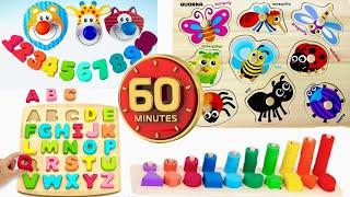 The Best Preschool Learning Video For Toddlers Part 6 | Learn English ABC, Numbers, Shapes, Counting