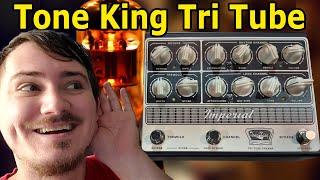 Tone King Imperial Preamp TUBE PEDAL with THREE 12AX7 Tubes!