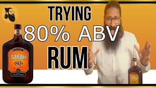 World's Strongest Rum? | मुँह जल गया | Austria की Old monk | STROH 80 RUM