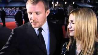 Madonna and Guy Ritchie at the premier of Revolver