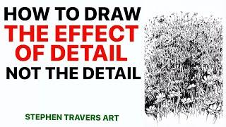 The Secret to Drawing Overwhelming Detail!