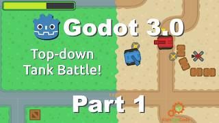 Godot 3.0: Top-down Tank Battle - Part 1