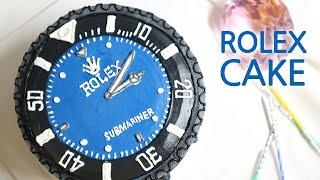 로렉스 케이크 만들기⌚| Rolex Watch Cake Making Video | 커스텀케이크 | 항아케이크