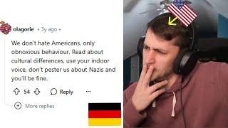 American reacts to: Do Germans hate Americans?