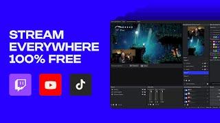 COMPLETE Setup Tutorial for SE Live Multistreaming to Twitch - YouTube - TikTok at the same time!