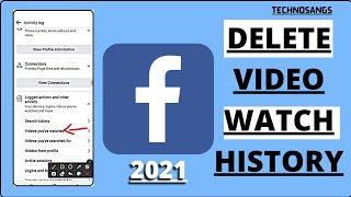 How to delete facebook watch videos 2021||Techno Sangs