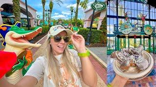 Disney's French Quarter Resort! Mickey Shaped Halloween Beignets, Pool Bar & Sassagoula Boat Ride